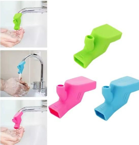 Silicon Faucet Extender – Pack of 3 | Splash-Proof & Kid-Friendly