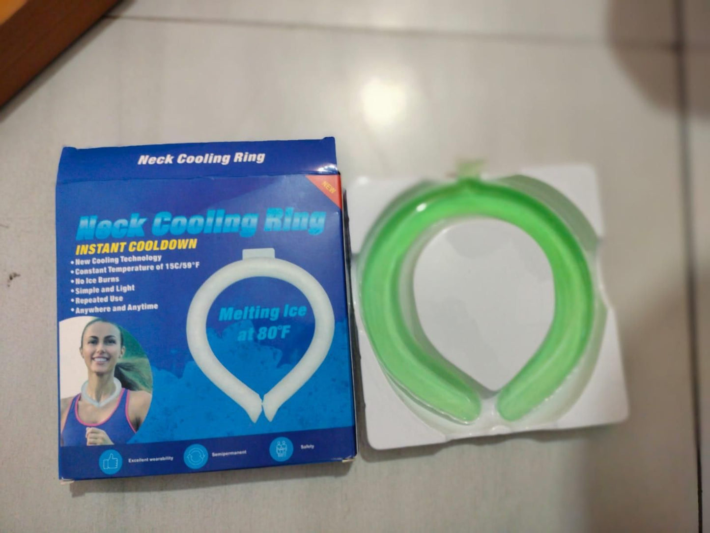 Reusable Neck Cooling Tube Wrap | Instant Chill Relief for Summer Heat & Outdoor Use