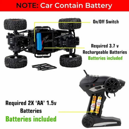 Remote Control Rock Crawler Monster Truck – High-Speed Off-Road Fun for Kids!