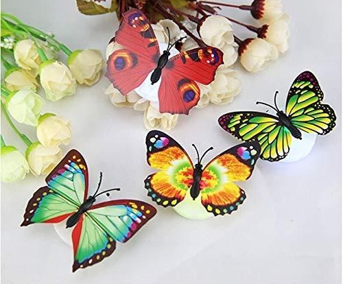 🦋 3D Butterfly LED Wall Lights (Pack of 3) | Glowing Décor for Bedroom & Living Room