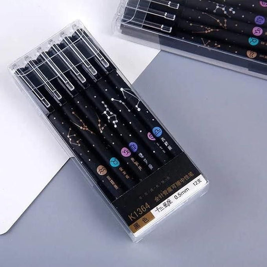 🖊️ Beautiful Erasable Gel Pen Set – Pack of 6