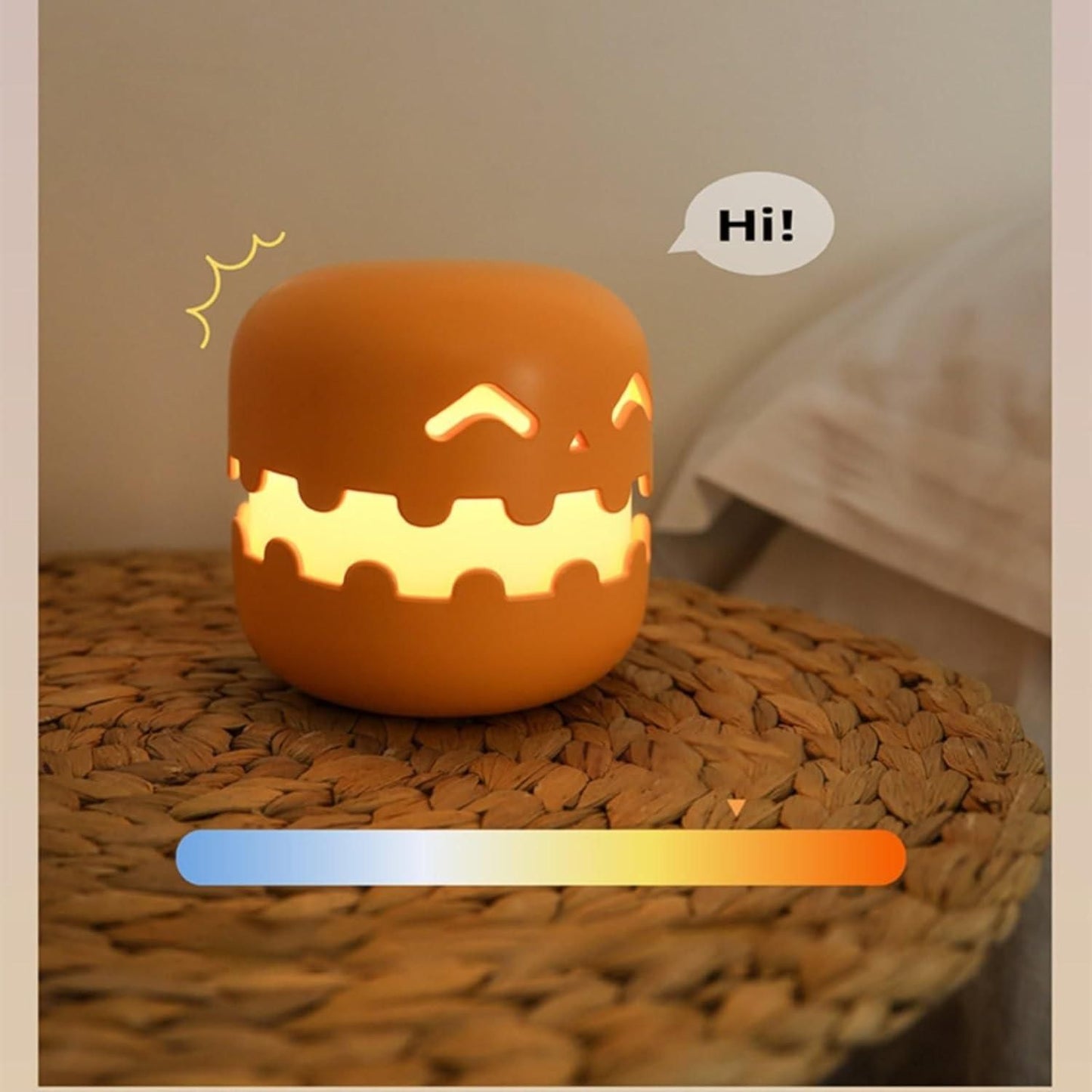 🎃 Pumpkin Lamp – Modern Rechargeable Night Light