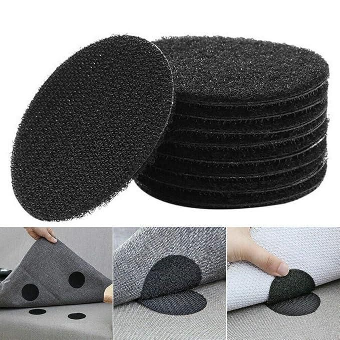 Carpet Fixer Double Sided Patch – Anti-Slip Velcro Grippers for Rugs & Mats