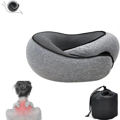 Travel Neck Pillow – Memory Foam, Compressible Comfort On-the-Go