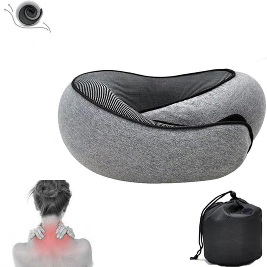 Travel Neck Pillow – Memory Foam, Compressible Comfort On-the-Go