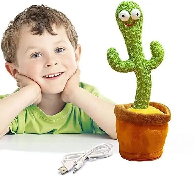 🌵 LED Musical Dancing & Talking Cactus Toy | Fun Interactive Gift for Kids