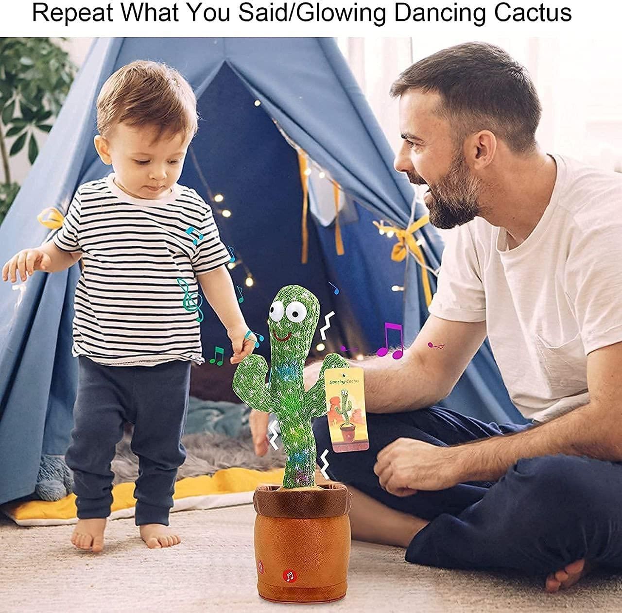 🌵 LED Musical Dancing & Talking Cactus Toy | Fun Interactive Gift for Kids