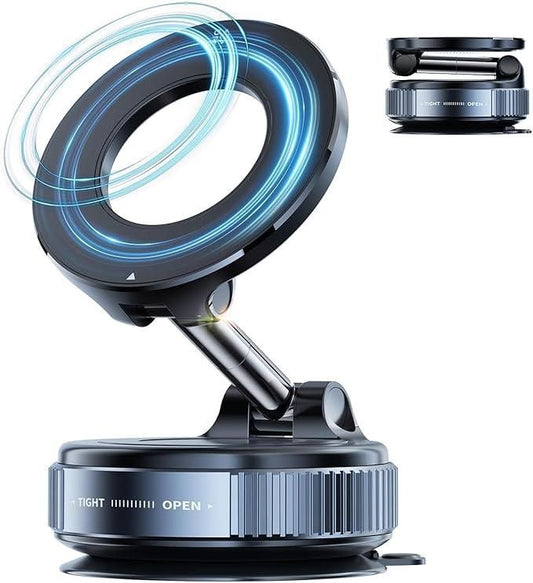 SuctionSpin™ 360 Mount - Vacuum Suction Magnetic Phone Mount